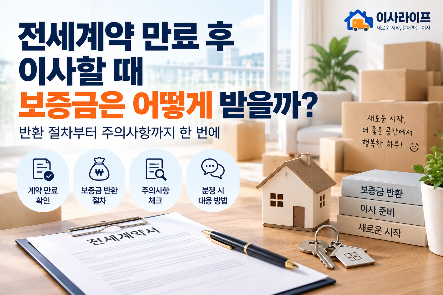 전세계약 만료 후 이사할 때 새 세입자 중개수수료 부담 기준 안내